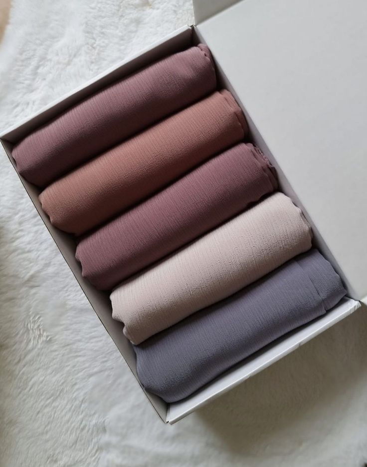 5 Georgette Hijabs Bundle